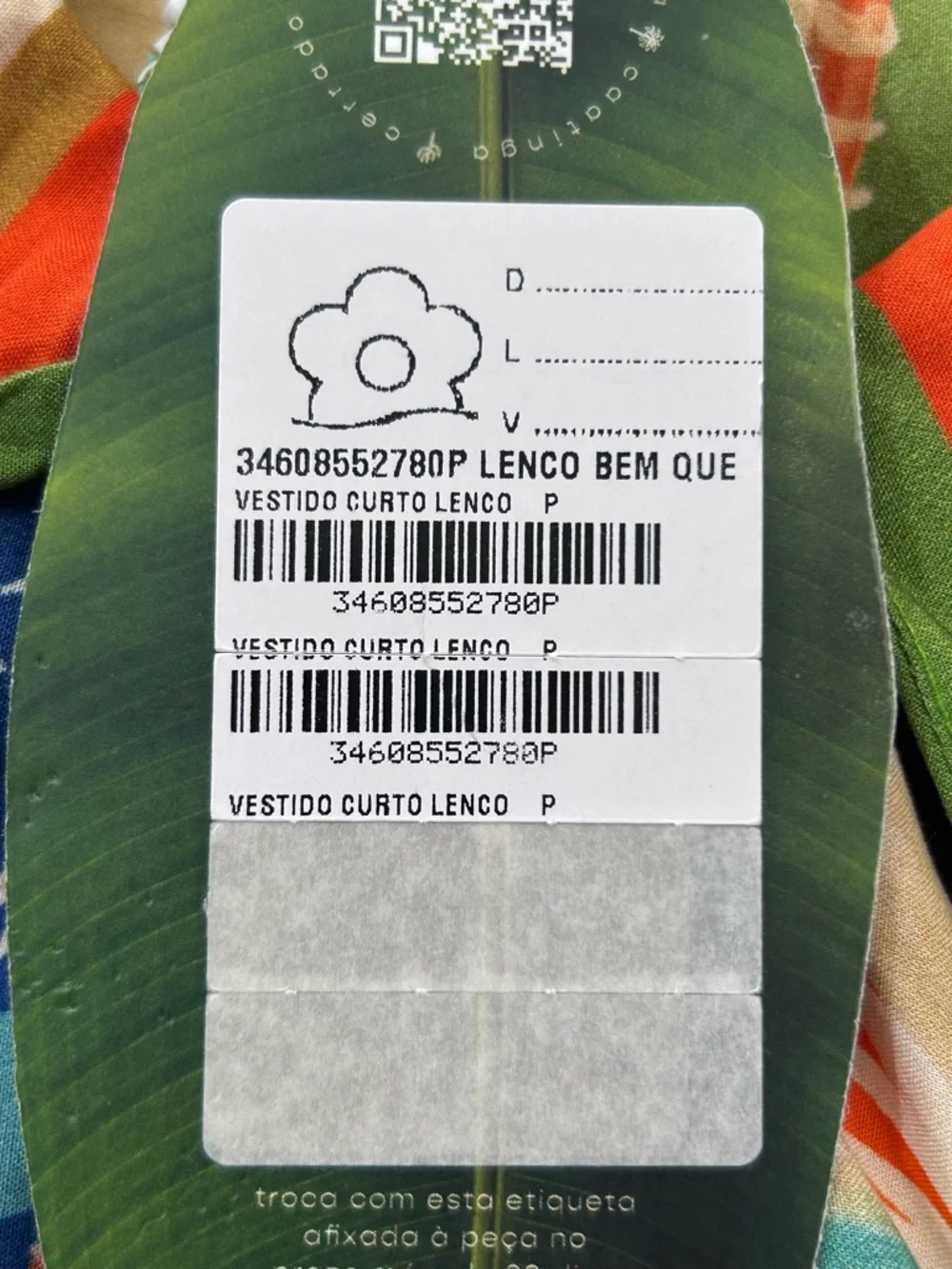 Farm Rio Scarf Tropical Print Tie-Front Mini Dress - S - Picture 13 of 16